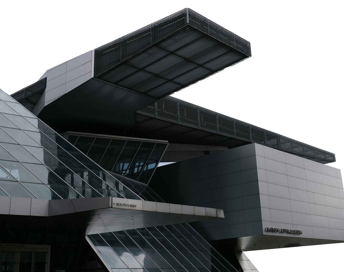 Company milestones architectural building