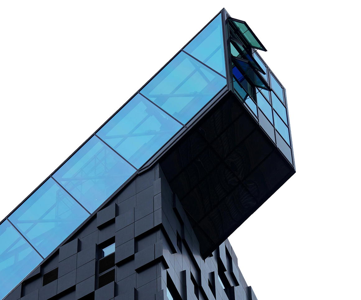 Modern architectural building